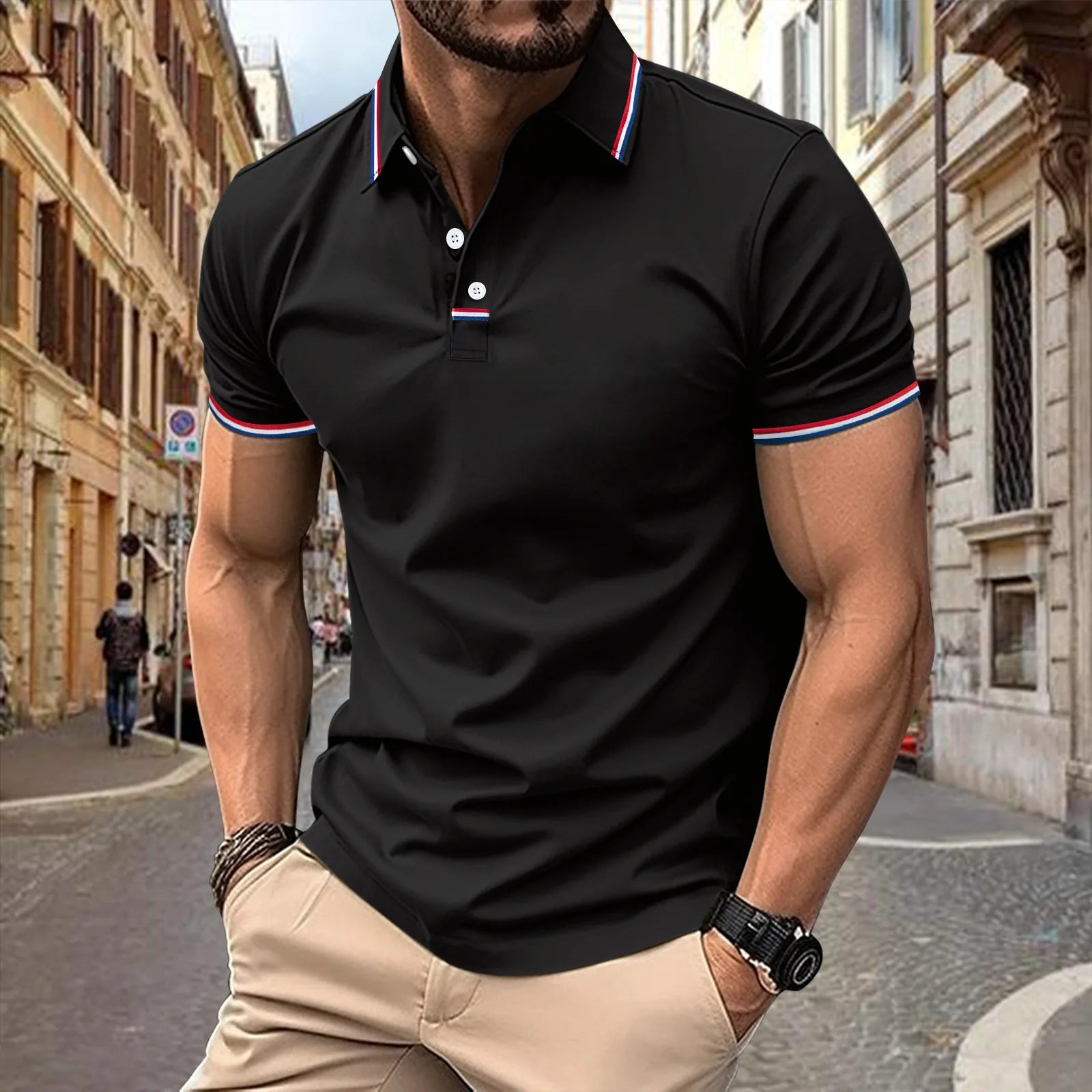 Outdoor New Summer Best-selling Men Comfortable Breathable Quick Drying Shirt T-shirt POLO Travel Business Fashion Sports Outdoor New Summer Best-selling Men Comfortable Breathable Quick Drying Shirt T-shirt POLO Travel Business Fashion Sports